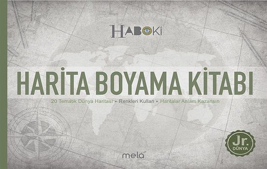 Harita Boyama Kitabı – Veli Kural – Mela Yayınları – kitap kapağı