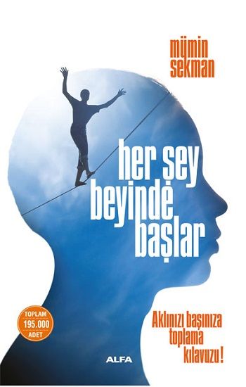 Her Şey Beyinde Başlar – Mümin Sekman – Alfa Yayınları – kitap kapağı