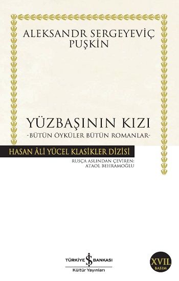 Yüzbaşının Kızı – Aleksandr Sergeyeviç Puşkin – İş Bankası Kültür Yayınları – kitap kapağı