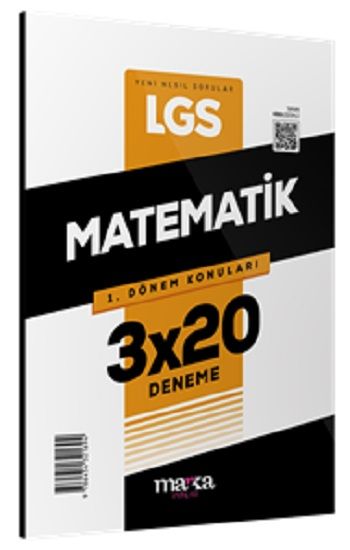 2025 LGS 1.Dönem Konuları Matematik 3 Deneme – Marka Komisyon – Marka Yayınları – kitap kapağı