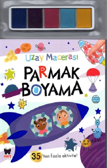 Parmak Boyama-Uzay Macerası - Net Çocuk Yayınları Kitap