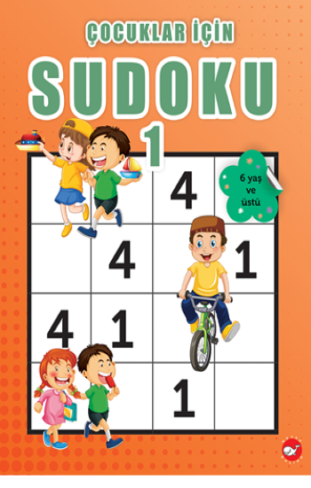 Çocuklar İçin Sudoku 1 – Ramazan Oktay – Beyaz Balina Yayınları – kitap kapağı