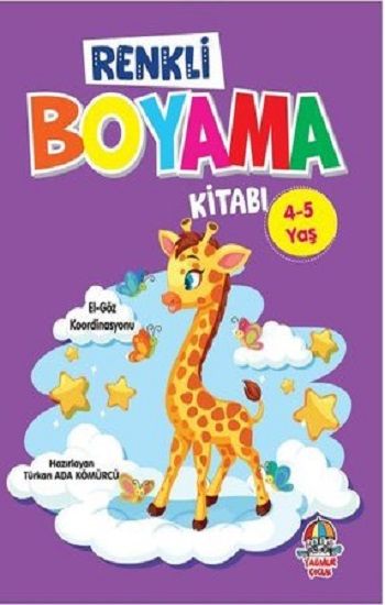 Renkli Boyama Kitabı – Türkan Ada Kömürcü – Yağmur Çocuk Yayınları – kitap kapağı