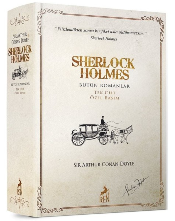Sherlock Holmes Bütün Romanlar (Tek Cilt Özel Basım) – Sir Arthur Conan Doyle – Ren Kitap – kitap kapağı