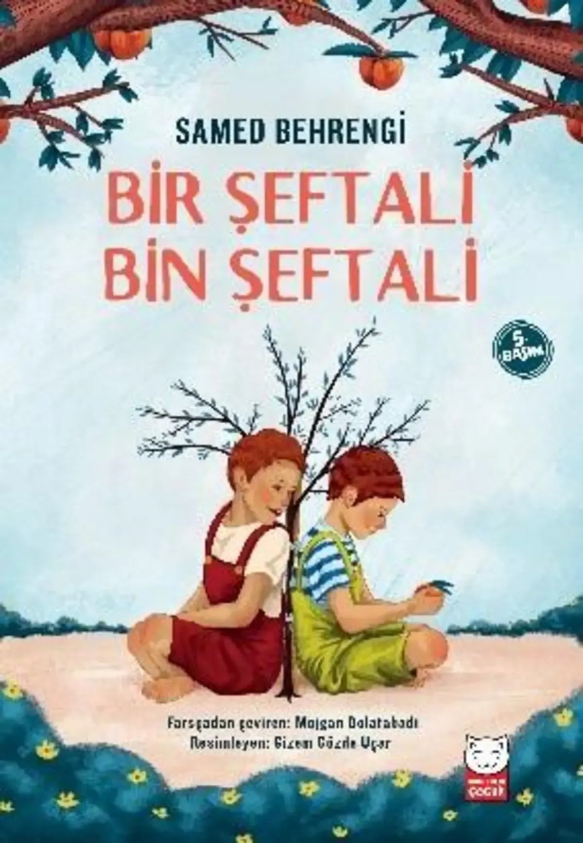 Bir Şeftali Bin Şeftali – Samed Behrengi – Kırmızı Kedi Yayınevi – kitap kapağı
