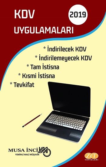 Kdv Uygulamaları – Musa İnci – Zet Yayınları – kitap kapağı