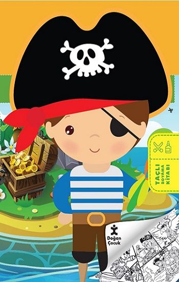 Korsan Maceraları Taçlı Boyama Kitabı – Doğan Çocuk Kolektif – Doğan Çocuk – kitap kapağı