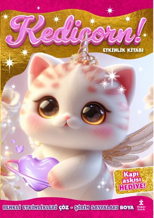 Kedicorn –  Parıltılı Etkinlikler Kitabı – Kolektif – Doğan Çocuk – kitap kapağı