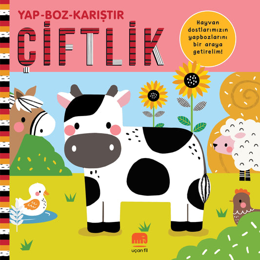 Yap Boz Karıştır Çiftlik (Ciltli) - Uçan Fil Yayınları Kitap