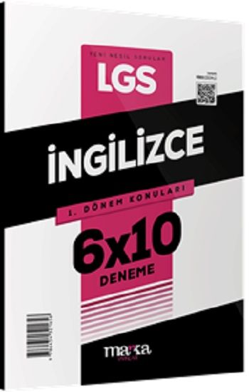 2025 LGS 1.Dönem Konuları İngilizce 6 Deneme – Marka Komisyon – Marka Yayınları – kitap kapağı