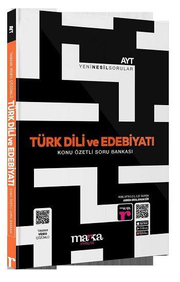 2025 AYT Türk Dili ve Edebiyatı Konu Özetli Yeni Nesil Soru Bankası Tamamı Video Çözümlü Marka Yayınları (Ciltli) - Marka Yayınları Kitap