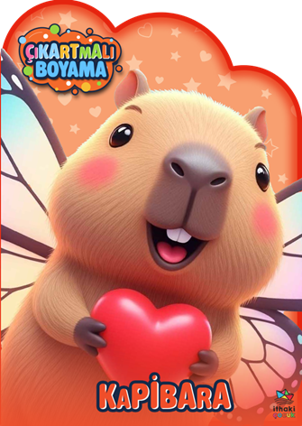 Kapibara Zamanı – Çıkartmalı Boyama Kitabı - İthaki Yayınları Kitap