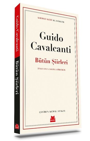 Bütün Şiirleri – Guido Cavalcanti – Kırmızı Kedi Yayınevi – kitap kapağı