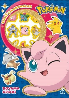 Pokemon - Star Simli Çıkartmalı Boyama Kitabı – Kolektif – Doğan Çocuk – kitap kapağı