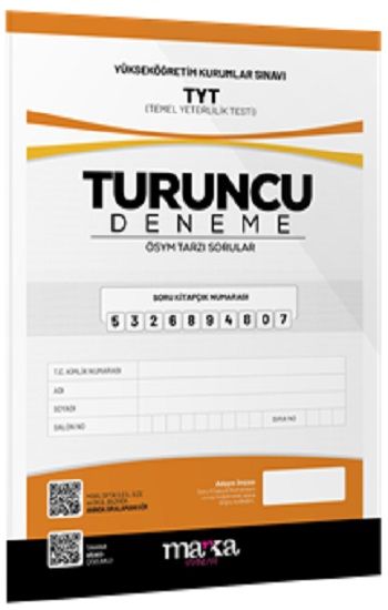 2025 TYT Yeni Nesil Turuncu Deneme Tamamı Video Çözümlü – Marka Komisyon – Marka Yayınları – kitap kapağı