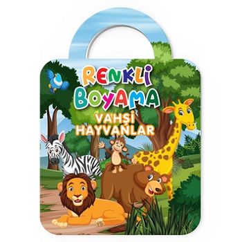 Vahşi Hayvanlar - Renkli Boyama – Kolektif – Baloonkids Yayınevi – kitap kapağı