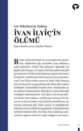 İvan İlyiç’in Ölümü – Lev Nikolayeviç Tolstoy – Turkuvaz Kitap – kitap kapağı