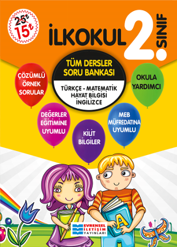 2. Sınıf Tüm Dersler Soru Bankası – Evrensel Kolektif – Evrensel İletişim Yayınları – kitap kapağı
