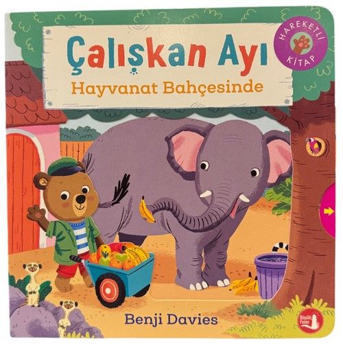 Çalışkan Ayı - Hayvanat Bahçesinde (Ciltli) - Büyülü Fener Yayınları Kitap