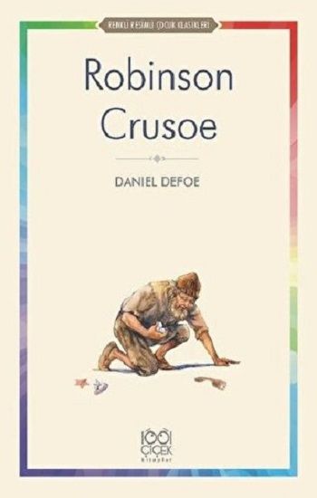 Robinson Crusoe – Daniel Defoe – 1001 Çiçek Kitaplar – kitap kapağı