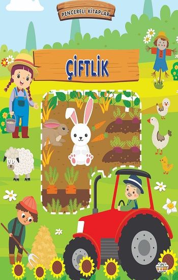 Pencereli Kitaplar Çiftlik (Sıvama Cilt) – Ersan Güngör – 0-6 Yaş Yayınları – kitap kapağı