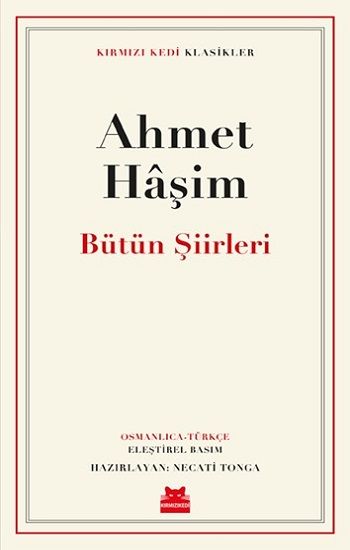 Bütün Şiirleri – Ahmet Haşim – Kırmızı Kedi Yayınevi – kitap kapağı