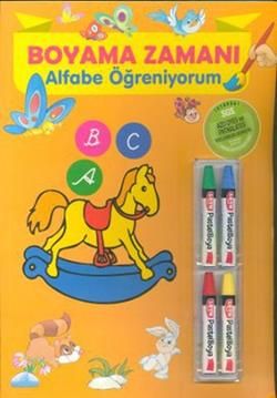 Boyama Zamanı: Alfabe Öğreniyorum - Parıltı Yayınları Kitap