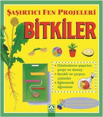 Bitkiler -Şaşırtıcı Fen Projeleri – Sally Hewitt – Altın Kitaplar – kitap kapağı