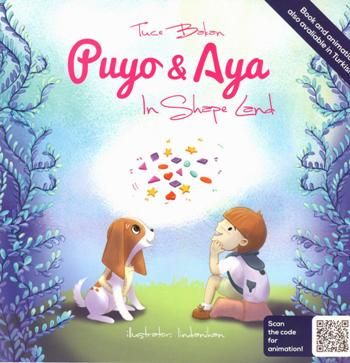 Puyo ve Aya In Shape Land - Puyoandaya Kitap