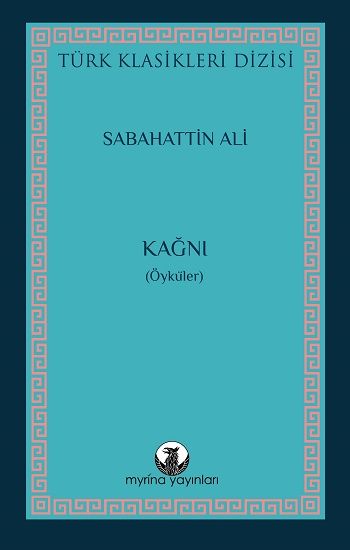 Kağnı – Sabahattin Ali – Myrina Yayınları – kitap kapağı