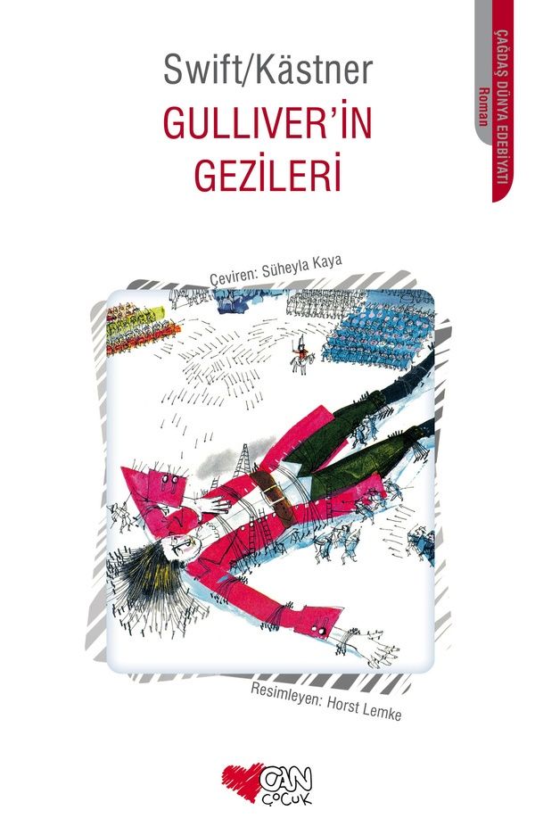 Gulliver’in Gezileri – Jonathan Swift – Can Çocuk Yayınları – kitap kapağı