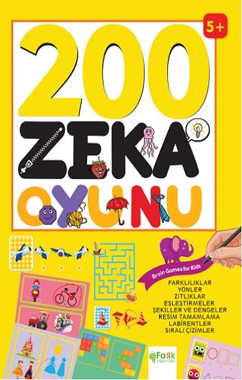 200 Zeka Oyunu - Fark Yayınları Kitap