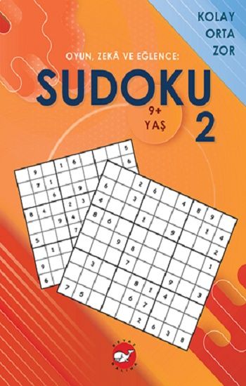 Oyun, Zeka Ve Eğlence- Sudoku 2 Kolay, Orta, Zor 9+ Yaş – Beyaz Balina Yayınları Kolektif – Beyaz Balina Yayınları –