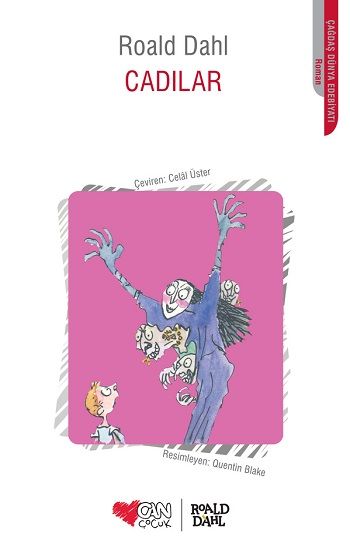 Cadılar – Roald Dahl – Can Çocuk Yayınları – kitap kapağı