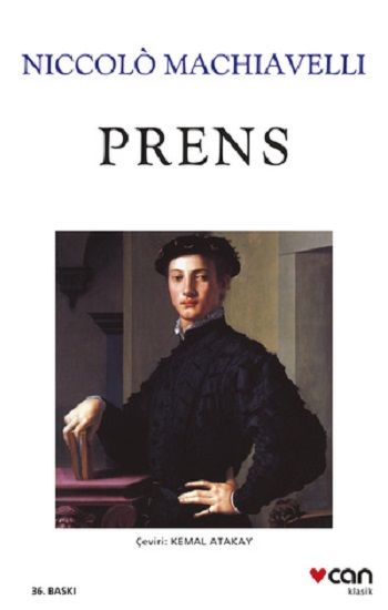 Prens – Niccolo Machiavelli – Can Yayınları – kitap kapağı