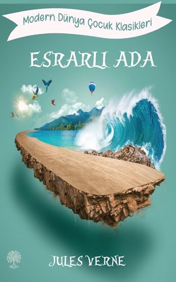 Esrarlı Ada – Jules Verne – Platanus Publishing – kitap kapağı