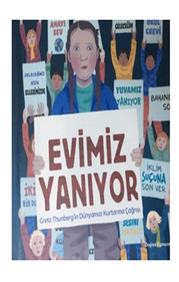 Evimiz Yanıyor – Jeanette Winterson – Doğan Egmont Yayıncılık – kitap kapağı
