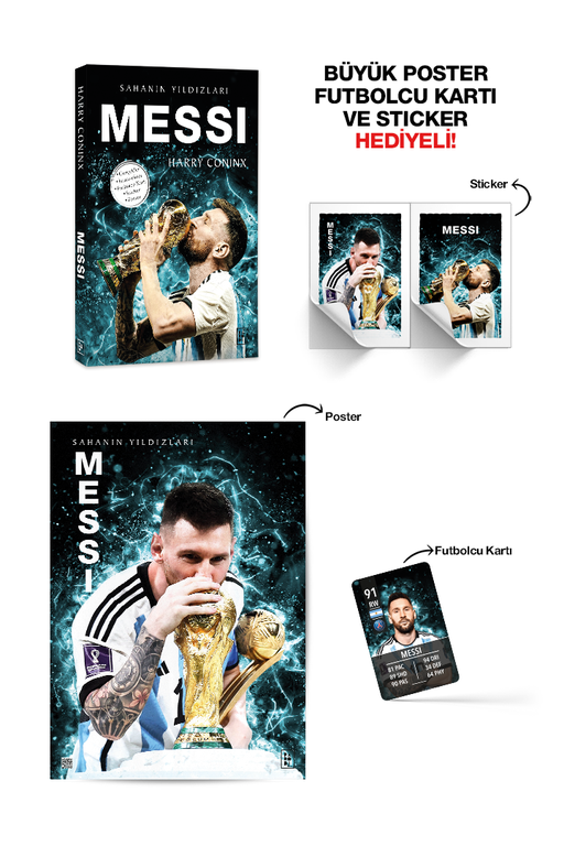 Messi - Sahanın Yıldızları - Parodi Yayınları Kitap