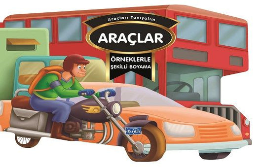 Örneklerle Şekilli Boyama - Araçlar – Barbaros Özcan – Parıltı Yayınları – kitap kapağı