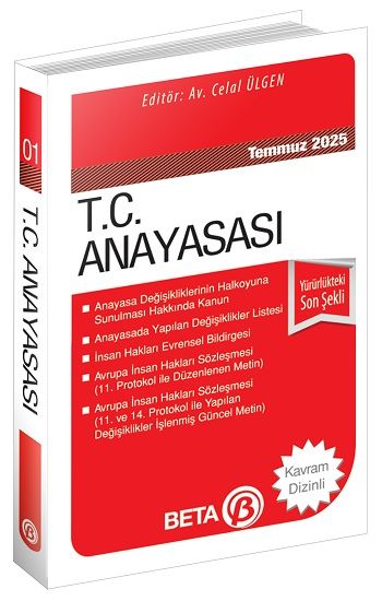 T.C. Anayasası - Beta Yayınevi Kitap