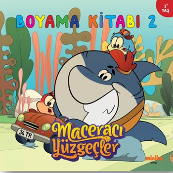 Maceracı Yüzgeçler Boyama Kitabı 2 - Minika Kitap
