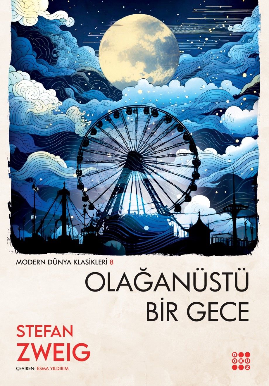 Olağan Üstü Bir Gece – Stefan Zweig – Dokuz Yayınları – kitap kapağı