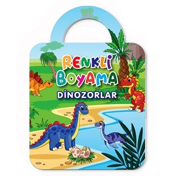 Dinozorlar - Renkli Boyama – Kolektif – Baloonkids Yayınevi – kitap kapağı