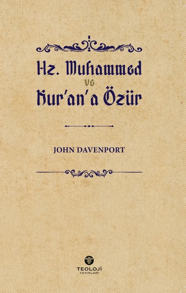 Hz. Muhammed ve Kur'an'a Özür – John Davenport – Orion Kitabevi – kitap kapağı
