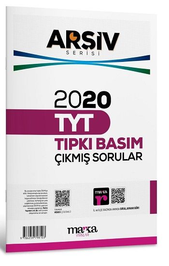 2020 TYT ARŞİV SERİSİ Tıpkı Basım Çıkmış Sorular Tamamı Video Çözümlü - Marka Yayınları Kitap