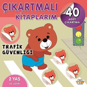 Çıkartmalı Kitaplarım - Trafik Güvenliği - 0-6 Yaş Yayınları Kitap