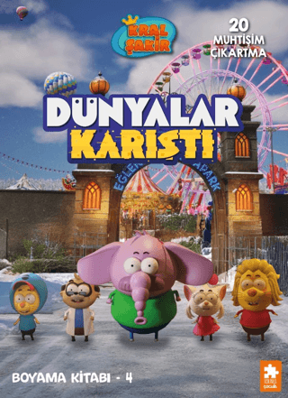 Kral Şakir Dünyalar Karıştı Boyama Kitabı - 4 - Eksik Parça Yayınları Kitap