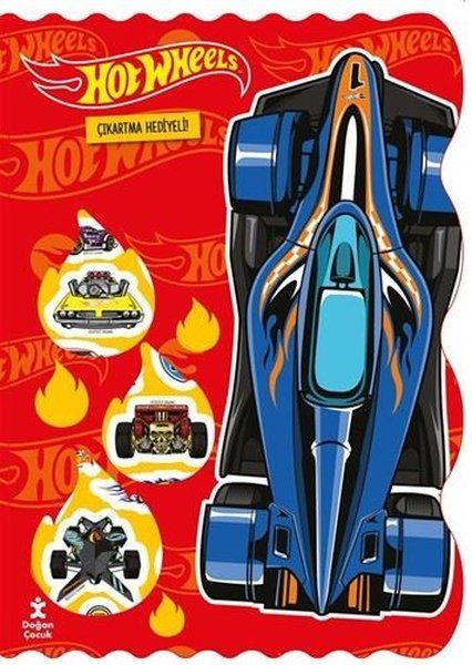 Hot Wheels Bol Bol Boya - Bol Bol Yapıştır Boyama Kitabı - Çıkartma Hediyeli! - Doğan Çocuk Kitap