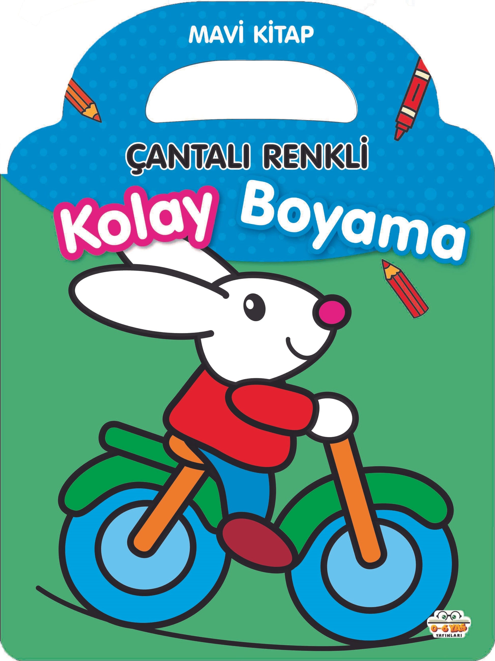 Çantalı Renkli Kolay Boyama- Mavi Kitap – Kolektif – Parıltı Yayınları – kitap kapağı