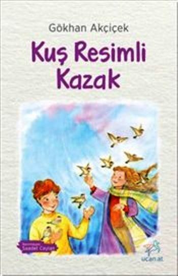 Kuş Resimli Kazak - Uçan At Kitap